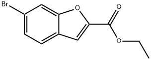 6-溴-2-苯并呋喃羧酸乙酯 结构式