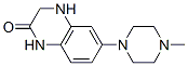 2(1H)-Quinoxalinone,  3,4-dihydro-6-(4-methyl-1-piperazinyl)- 结构式