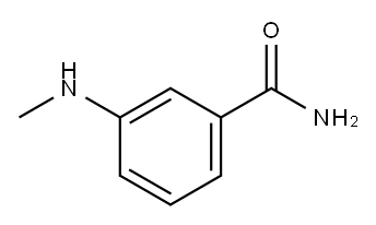 Benzamide, 3-(methylamino)- (9CI) Struktur