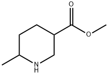 6-甲基-3-哌啶甲酸甲酯 结构式