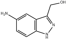 (5-氨基-1H-吲唑-3-基)甲醇 结构式