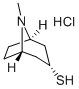 托品-3-硫醇盐酸盐 结构式