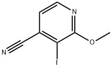 3-IODO-2-METHOXYISONICOTINONITRILE Struktur