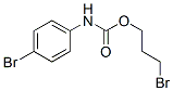 3-bromopropyl N-(4-bromophenyl)carbamate Struktur
