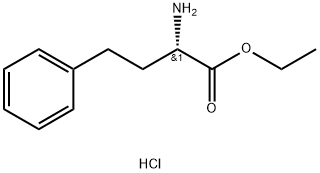 L-高苯丙氨酸乙酯盐酸盐 结构式