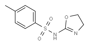Benzenesulfonamide, N-(4,5-dihydro-2-oxazolyl)-4-methyl- (9CI) Struktur