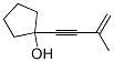 Cyclopentanol, 1-(3-methyl-3-buten-1-ynyl)- (7CI,9CI) Structure