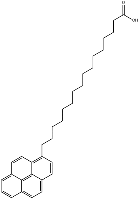 1-Pyrenehexadecanoicacid Structure