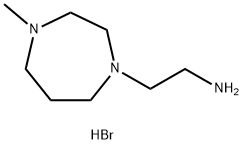 1-甲基-4-氨乙基-1,4-二氮杂环庚烷(HCL) 结构式