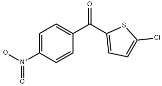 2-CHLORO-5-(4-NITROBENZOYL)THIOPHENE 结构式