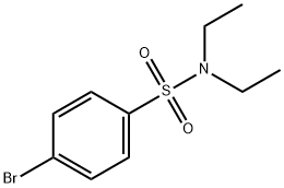 N,N-二乙基-4-溴苯磺酰胺 结构式