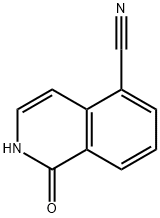 1-oxo-1,2-dihydroisoquinoline-5-carbonitrile Struktur