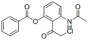 Acetamide,  N-[3-(benzoyloxy)-2-(chloroacetyl)phenyl]-  (9CI) 结构式