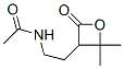 Acetamide,  N-[2-(2,2-dimethyl-4-oxo-3-oxetanyl)ethyl]- Structure