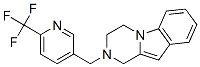 2-([6-(TRIFLUOROMETHYL)PYRIDIN-3-YL]METHYL)-1,2,3,4-TETRAHYDROPYRAZINO[1,2-A]INDOLE 结构式