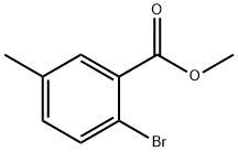 2-ブロモ-5-メチル安息香酸メチル 化学構造式
