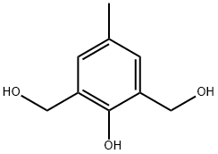 2,6-ビス(ヒドロキシメチル)-p-クレゾール 化学構造式