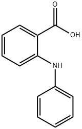 N-フェニルアントラニル酸 化学構造式