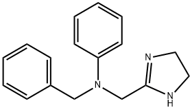安他唑啉 结构式