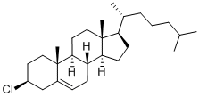 コレステリルクロリド (牛脂由来) 化学構造式