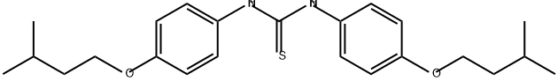 戊氧苯硫脲 结构式