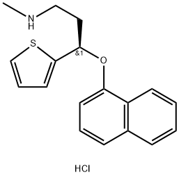 R-度洛西汀盐酸盐 结构式