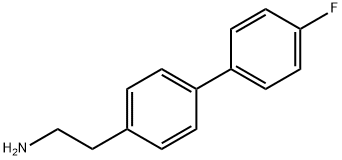2-(4'-fluorobiphenyl-4-yl)ethanaMine 结构式