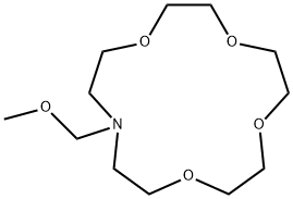 N-甲氧基氮杂-15冠-5, 91043-70-8, 结构式