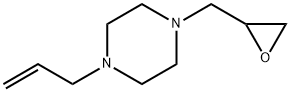 Piperazine, 1-(oxiranylmethyl)-4-(2-propenyl)- (9CI) Struktur