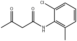 6-Chloro-o-acetacetotoluidide Struktur