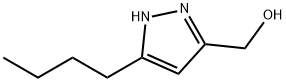 1H-Pyrazole-3-methanol,  5-butyl- 结构式