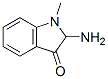 3H-Indol-3-one,  2-amino-1,2-dihydro-1-methyl- 结构式