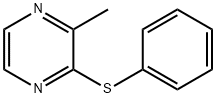 2-Phenylmercapto-3-methylpyrazine Struktur