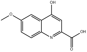 4-Hydroxy-6-Methoxy-quinoline-2-carboxylic acid Struktur