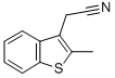 3-CYANOMETHYL-2-METHYLBENZO[B]THIOPHENE Structure