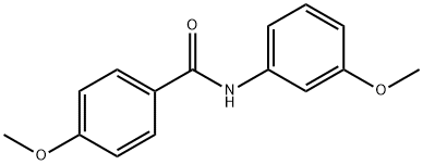 4-METHOXY-N-(3-METHOXYPHENYL)BENZAMIDE Struktur