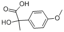 2-Hydroxy-2-(4-methoxyphenyl)propionic acid Struktur