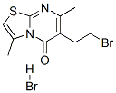 6-(2-bromoethyl)-3,7-dimethyl-5H-thiazolo[3,2-a]pyrimidin-5-one monohydrobromide  Struktur