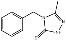 4-BENZYL-5-METHYL-4H-[1,2,4]TRIAZOLE-3-THIOL Struktur