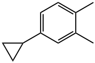 Benzene, 4-cyclopropyl-1,2-diMethyl- Struktur