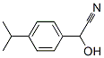 Benzeneacetonitrile, alpha-hydroxy-4-(1-methylethyl)- (9CI) Struktur