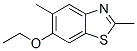 Benzothiazole, 6-ethoxy-2,5-dimethyl- (7CI) Struktur