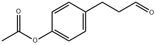 ACETIC ACID 4-(3-OXO-PROPYL)-PHENYL ESTER Struktur