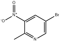 5-溴-2-甲基-3-硝基吡啶, 911434-05-4, 结构式