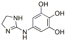 1,2,3-Benzenetriol, 5-[(4,5-dihydro-1H-imidazol-2-yl)amino]- (9CI) Struktur