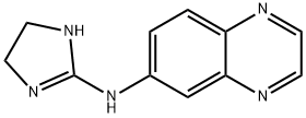 N-(4,5-Dihydro-1H-iMidazol-2-yl)-6-quinoxalinaMine Struktur