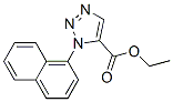 1-(1-ナフチル)-1H-1,2,3-トリアゾール-5-カルボン酸エチル 化学構造式