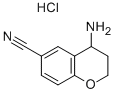 4-AMINO-CHROMAN-6-CARBONITRILE HYDROCHLORIDE 结构式