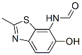 Formamide, N-(6-hydroxy-2-methyl-7-benzothiazolyl)- (7CI) Struktur