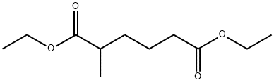 2-メチルアジピン酸ジエチル 化学構造式